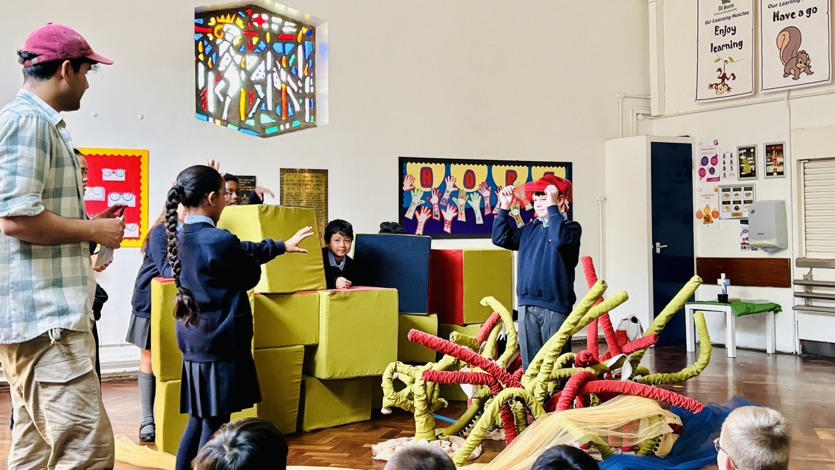 an image of participants taking part in the workshop of Lose the Path Find Your Way